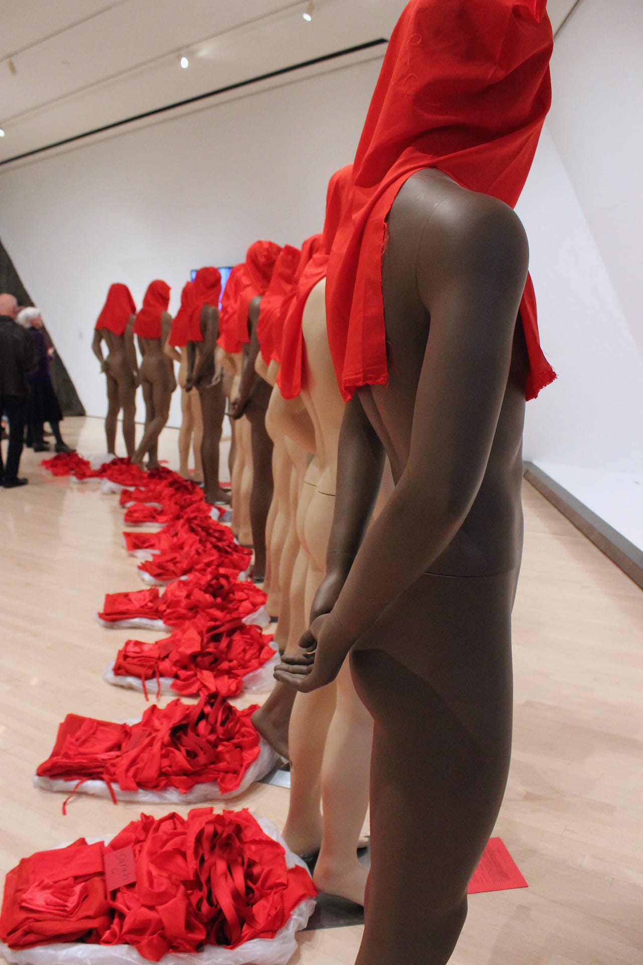 Jelili Atiku's costumes for "Red Day" performance