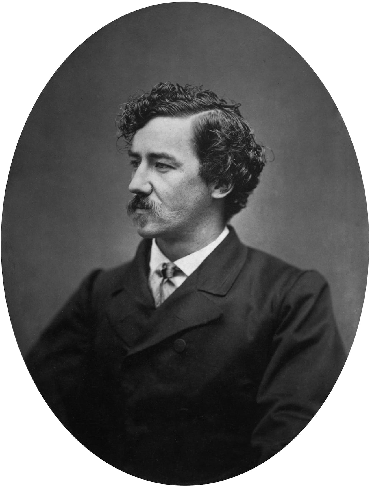 Unknown photographer, James Abbott McNeill Whistler (ca. 1885) (Joseph and Elizabeth Robins Pennell Collection, Library of Congress, via Wikimedia Commons)
