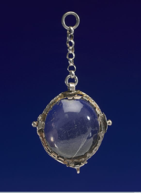 John Dee's crystal, used for clairvoyance and for curing disease (courtesy Science Museum, London / Wellcome Images)