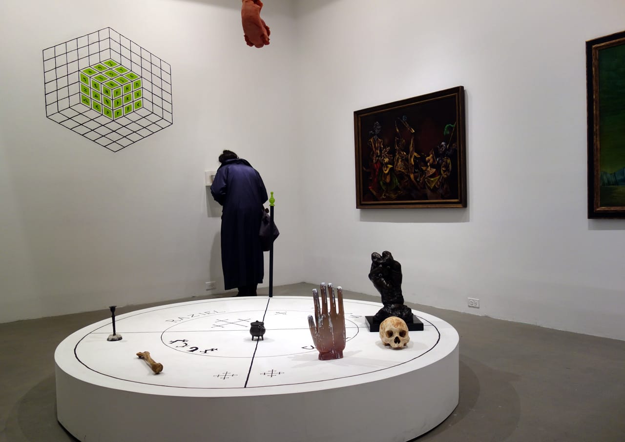 Installation view of 'Language of the Birds' (photo by the author for Hyperallergic)