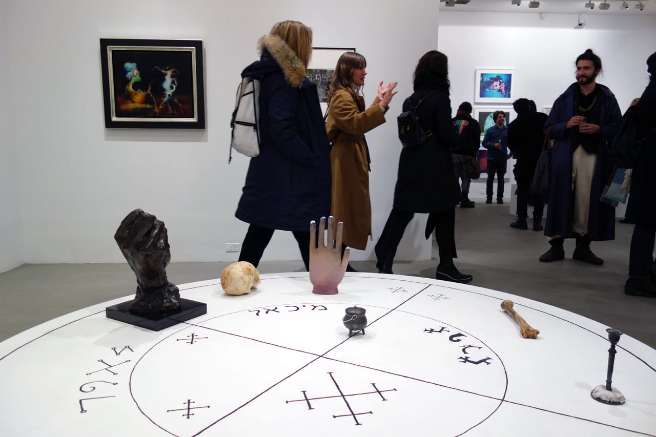 Installation view of 'Language of the Birds' (photo by the author for Hyperallergic)