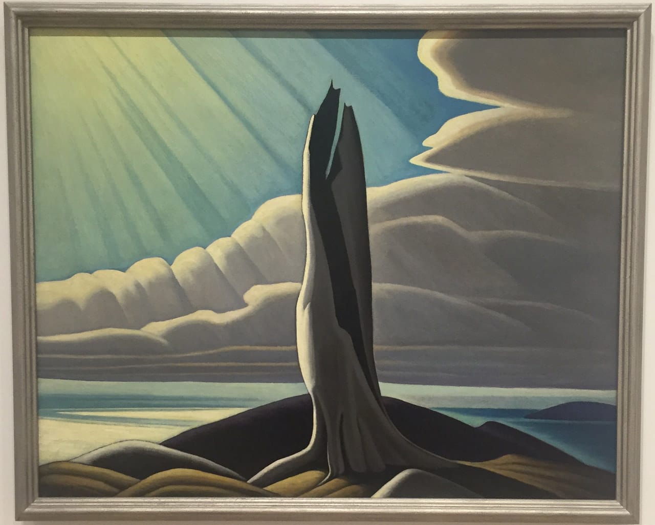 Lawren Harris, "North Shore, Lake Superior" (1926), oil on canvas, 40 1/4 x 50 1/8 in (102.2 x 127.3 cm), National Gallery of Canada, Ottawa