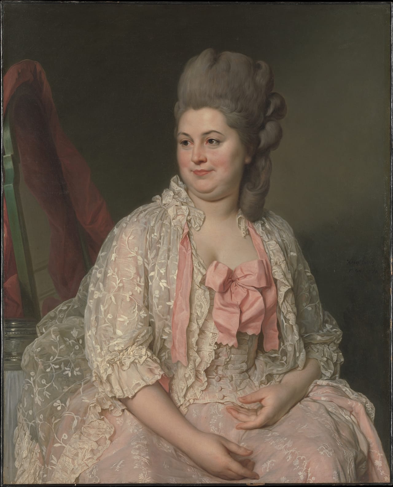 Madame de Saint-Maurice, Joseph Siffred Duplessis ,1776. Courtesy of the Metropolitan Museum of Art