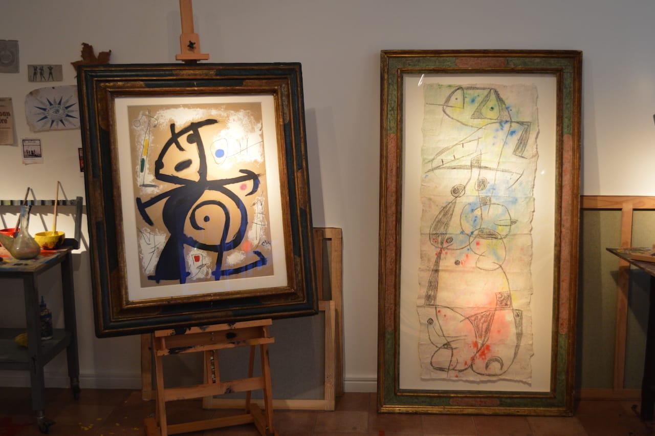 Miro's studio, London. Image courtesy Mayoral (8)