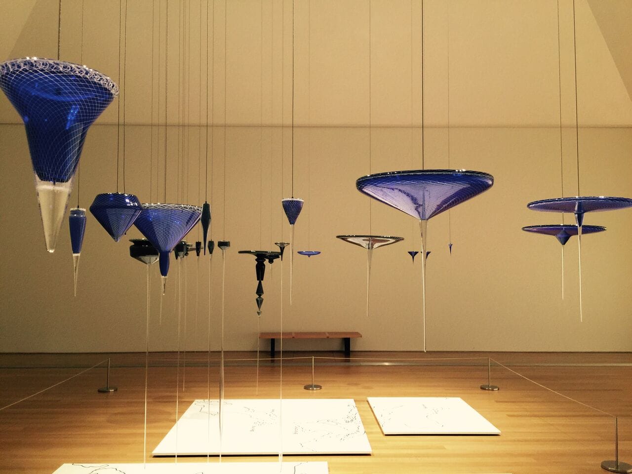 Installation view of 'Norwood Viviano: Global Cities' at the Grand Rapids Art Museum