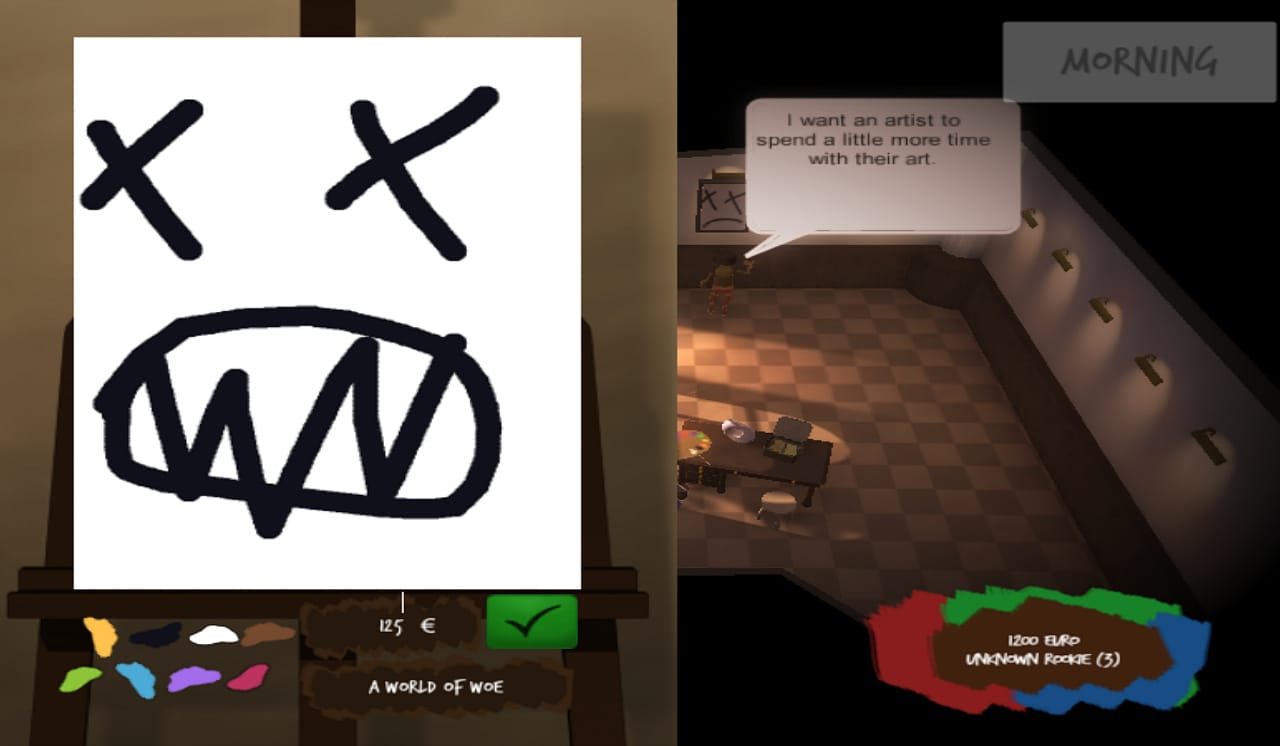 Passpartout by Flamebait Games (screenshot by the author for Hyperallergic)