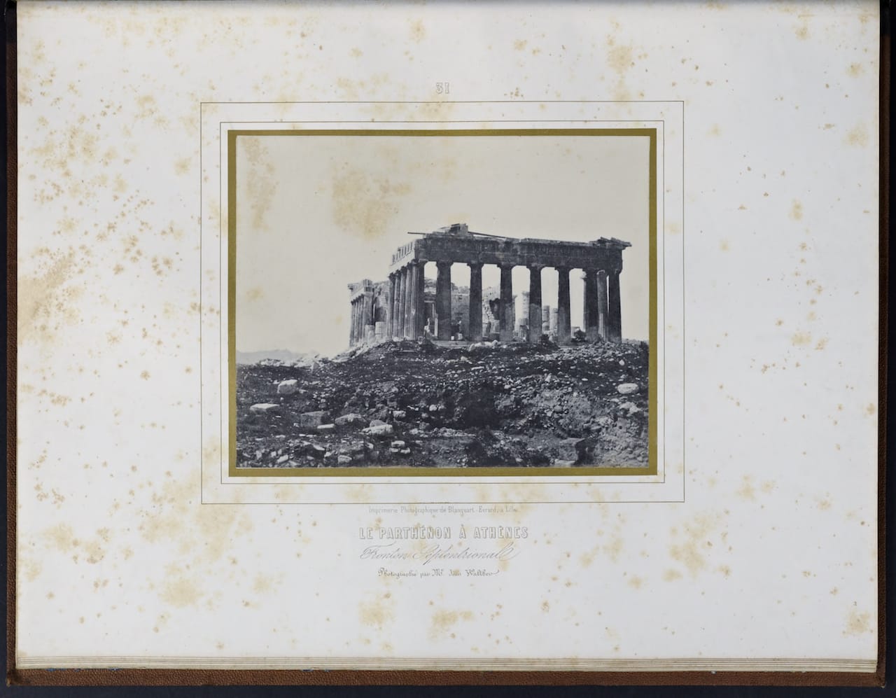Louis Désiré Blanquart-Evrard, "Le Parthénon à Athènes" from "Album photographique de l’artiste et de l’amateur" (1851)
