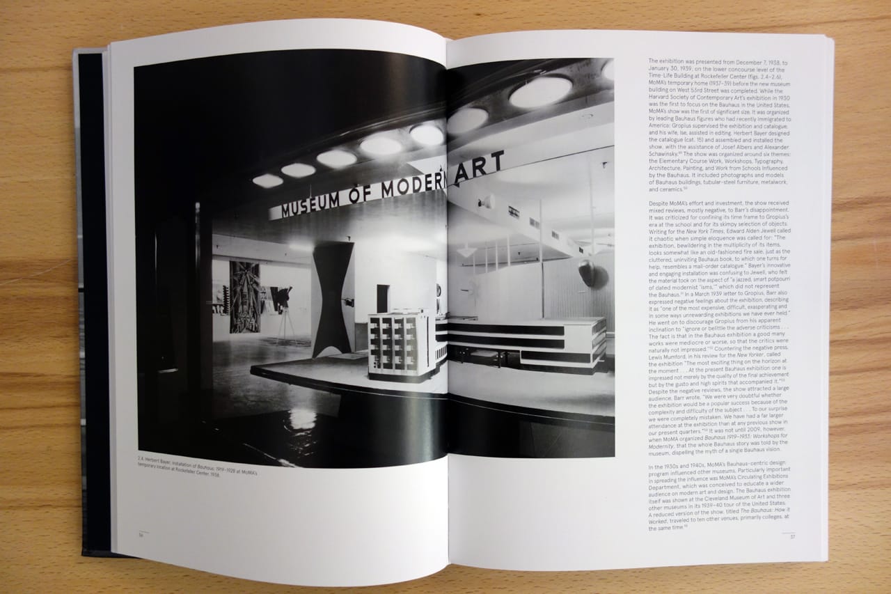 Installation view of 'Bauhaus 1919-1928' in 'Partners in Design' (photo by the author for Hyperallergic)