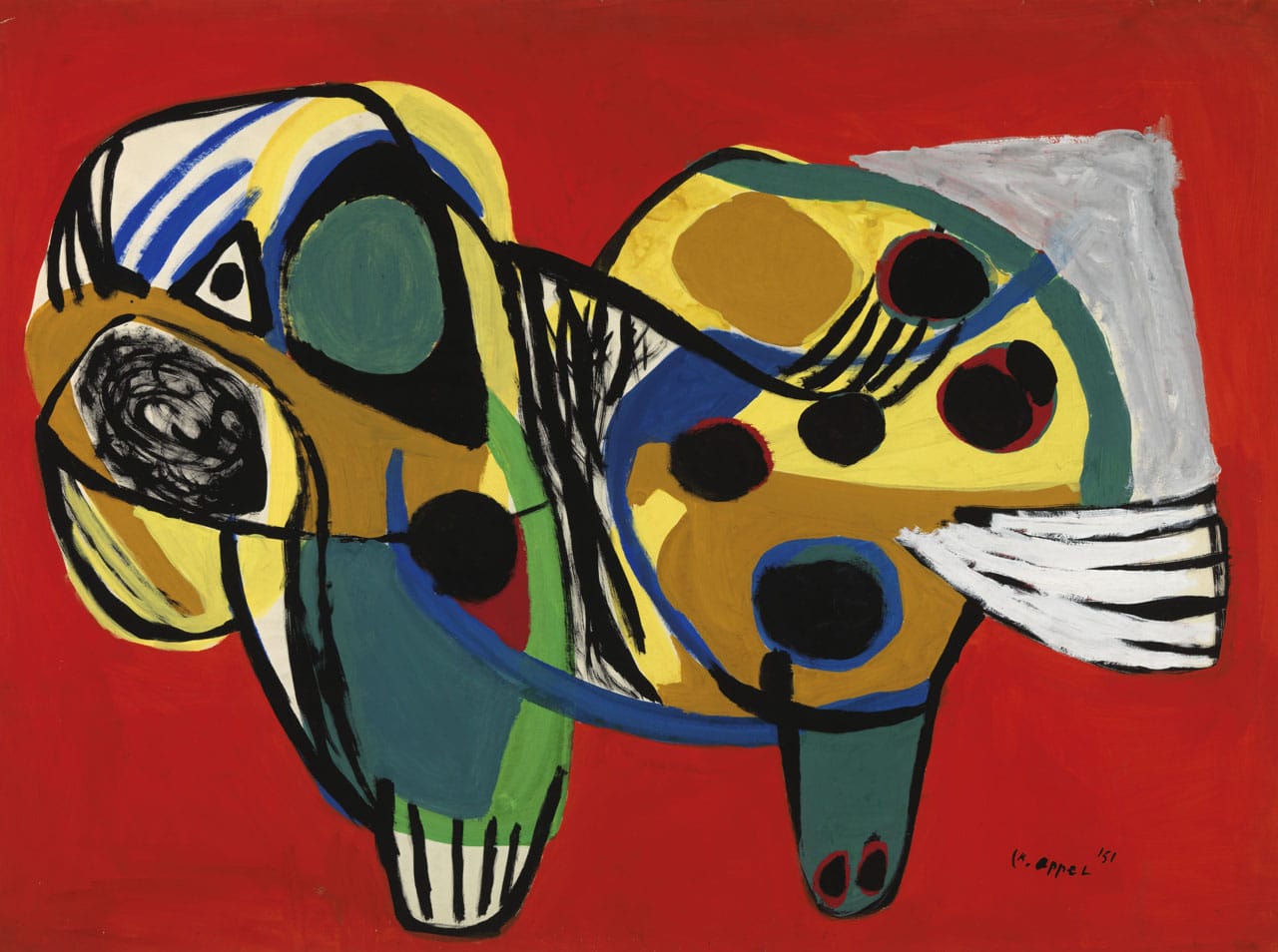 Karel Appel, "Animal n° 14" (1951)
