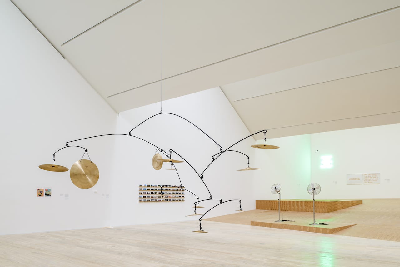 Installation view of 'Under the Same Sun: Art from Latin America Today' at the Museo Jumex, Mexico City (courtesy: Solomon R. Guggenheim Museum, New York, and Museo Jumex, Mexico City)