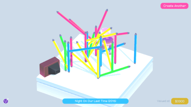 A creation in Super Sculptor (GIF by the author for Hyperallergic)