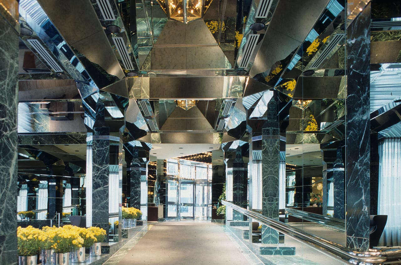 Lobby of the UN Plaza Hotel (courtesy Kevin Roche John Dinkeloo and Associates)