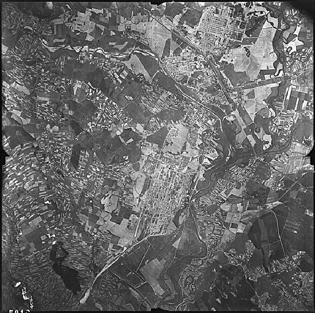 Auschwitz-Birkenau Extermination Complex (5/31/1944) (via Records of the Defense Intelligence Agency/National Archives)