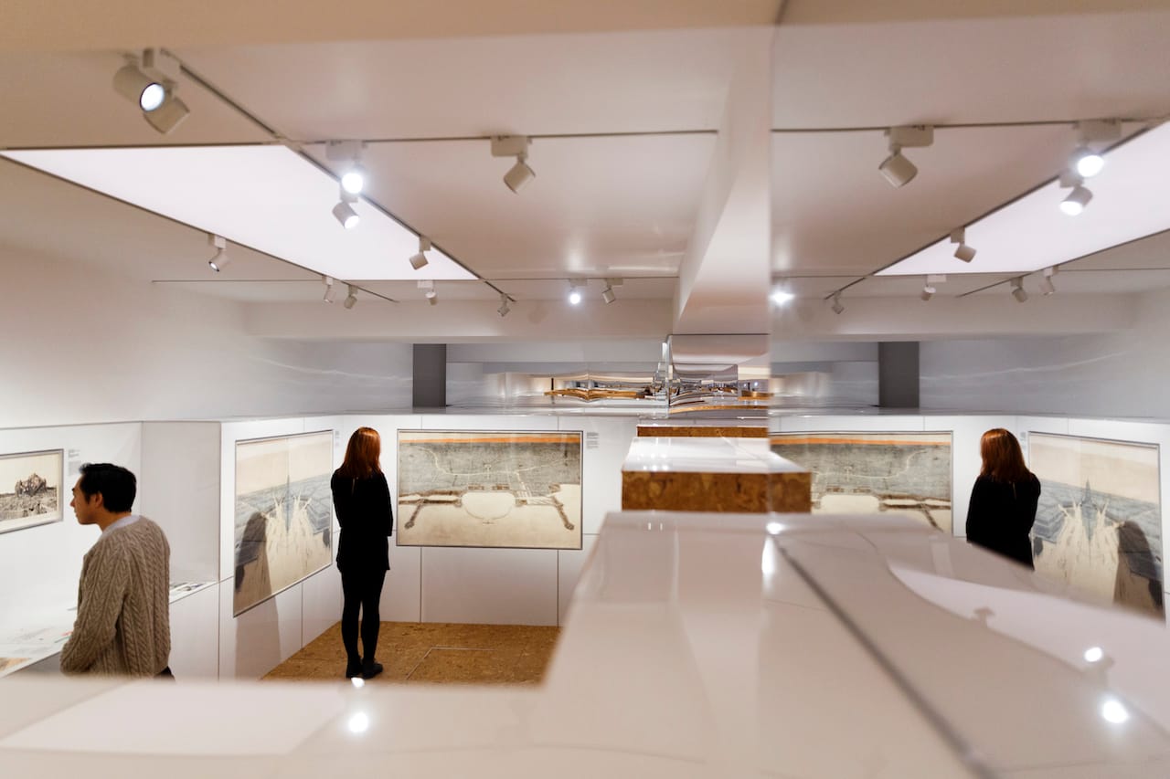 LONDON, ENGLAND - JANUARY 26: A general view from Creation from Catastrophe, a new free public exhibition in the RIBA Architecture Gallery at RIBA on January 26, 2016 in London, England. The exhibition opens on the 27th January and explores how cities have been reimagined after disasters, from the Great Fire of London in 1666 to the 2015 Nepal earthquake. (Photo by Tristan Fewings/Getty Images for Royal Institute of British Architects (RIBA))