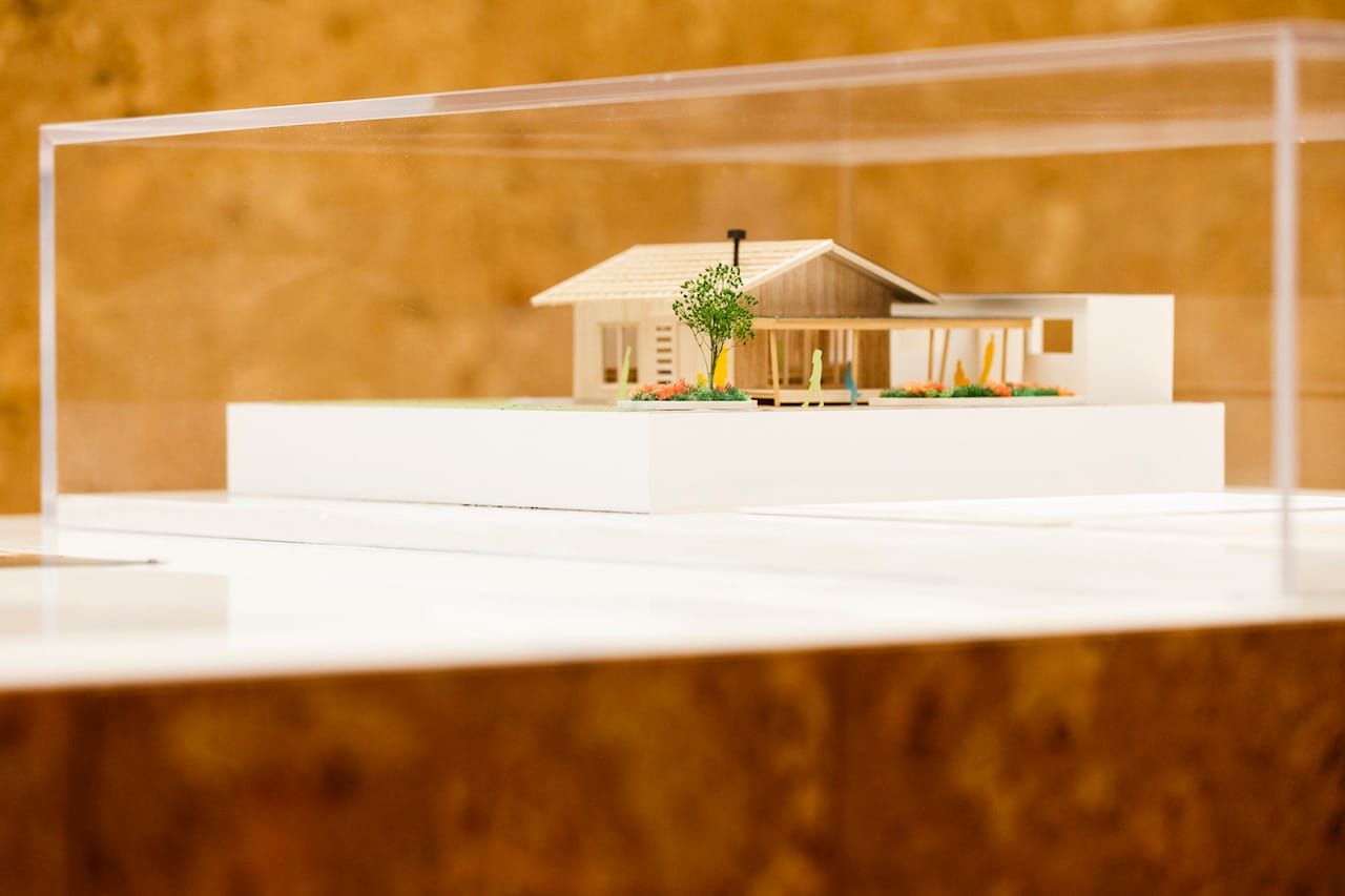 LONDON, ENGLAND - JANUARY 26: A model for post earthquake community centre in Japan by Toyo Ito, Kumiko Inui, Sou Fujimoto and Akihisa Hirata features in Creation from Catastrophe, a new free public exhibition in the RIBA Architecture Gallery at RIBA on January 26, 2016 in London, England. The exhibition opens on the 27th January and explores how cities have been reimagined after disasters, from the Great Fire of London in 1666 to the 2015 Nepal earthquake. (Photo by Tristan Fewings/Getty Images for Royal Institute of British Architects (RIBA))