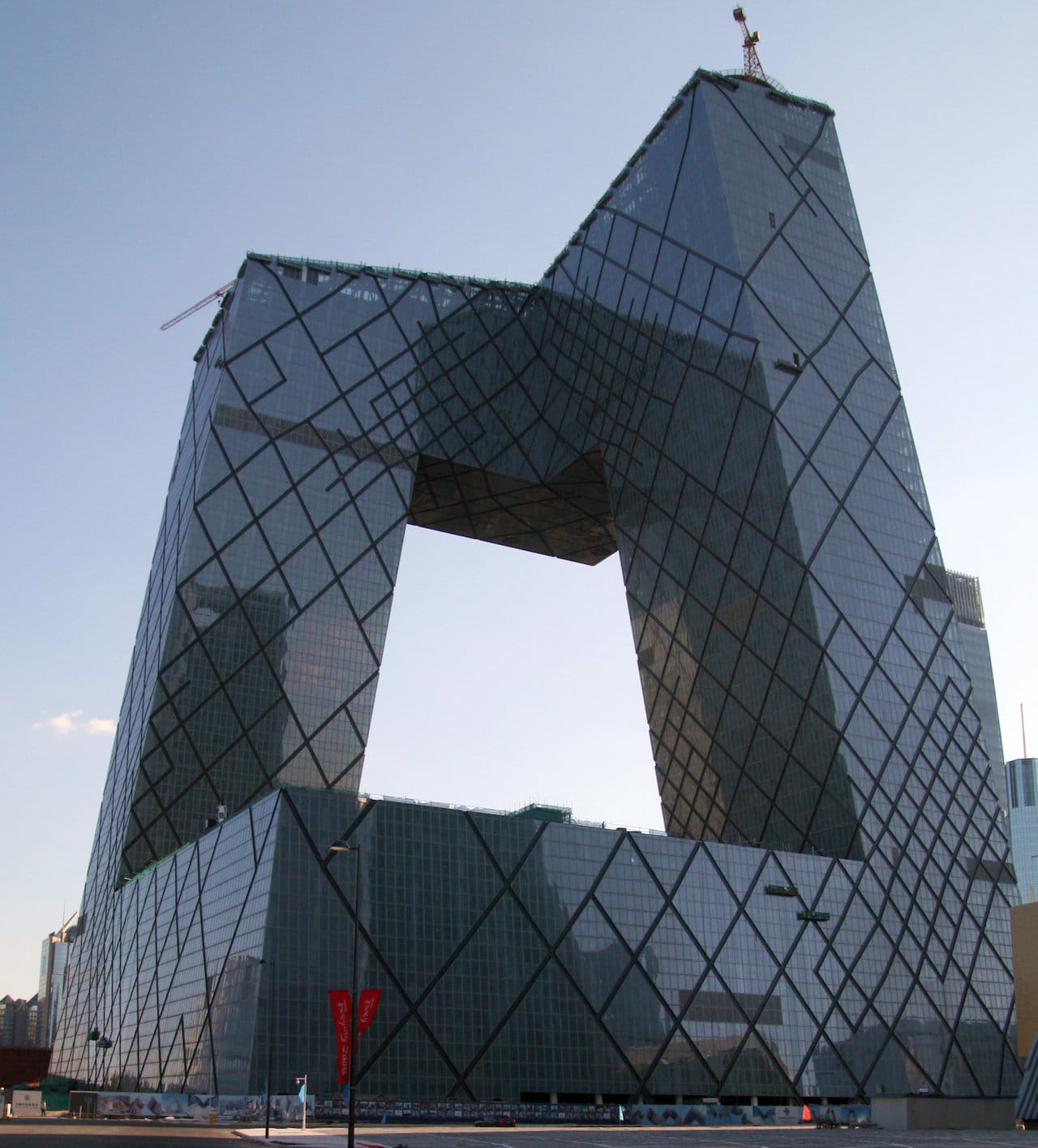 CCTV Headquarters built by Rem Koolhaas and Ole Scheeren (image via Wikipedia)