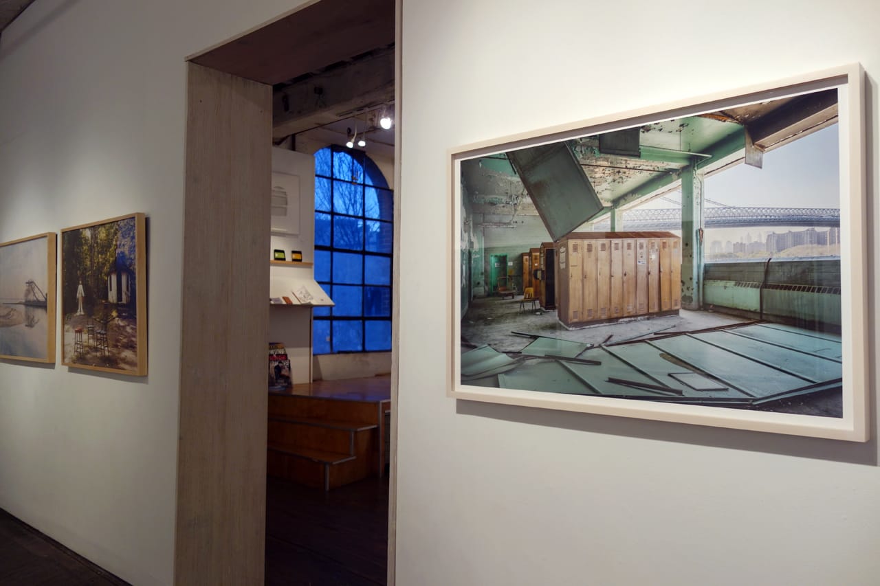 Installation view of 'Beyond Ruin Porn' at Front Room Gallery (photo by the author for Hyperallergic)