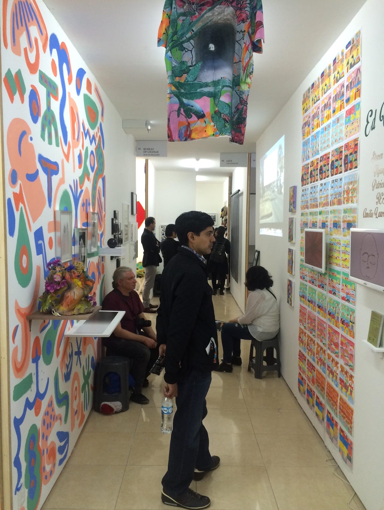 Ed Video gallery's installation at the 2016 Material Art Fair