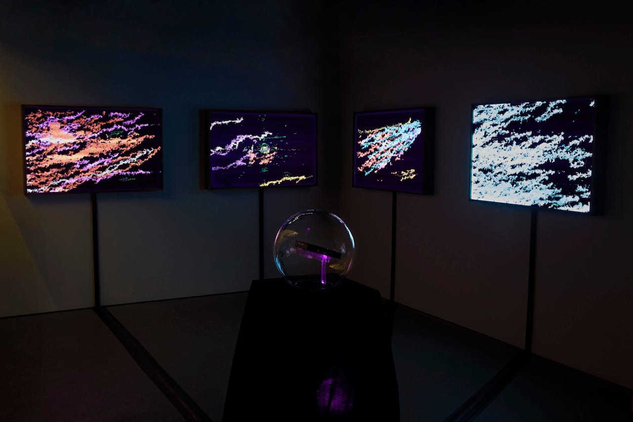Installation view of 'Enter the Machine' (photo by Brett Wood)