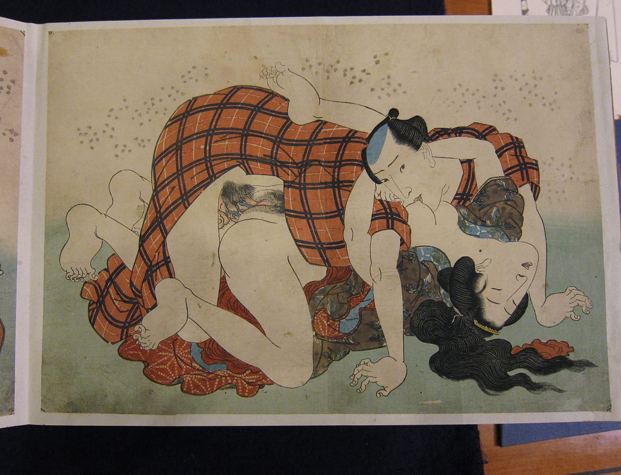 Utagawa Kunisada, from a volume of Shunga (c. 1822)