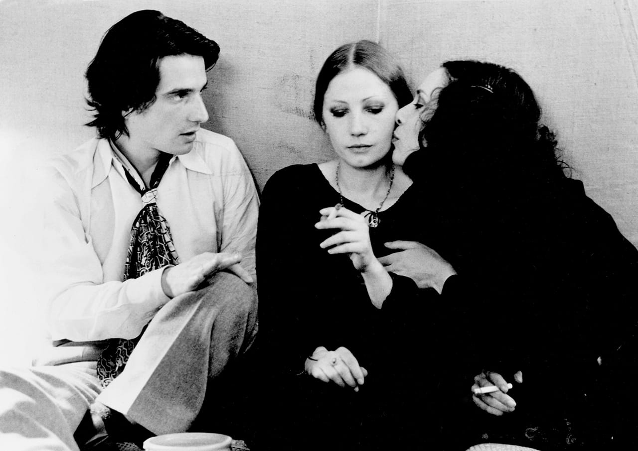 Jean-Pierre Léaud, Françoise Lebrun, and Bernadette Lafont in Jean Eustache, ‘La Maman et la putting’ (The Mother and the Whore, 1973) (image courtesy New Yorker/Photofest, © New Yorker Films) (click to enlarge)