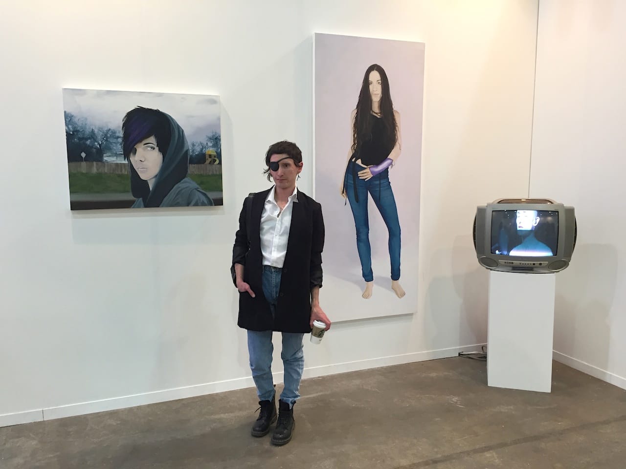 Manuel Solano at Karen Huber