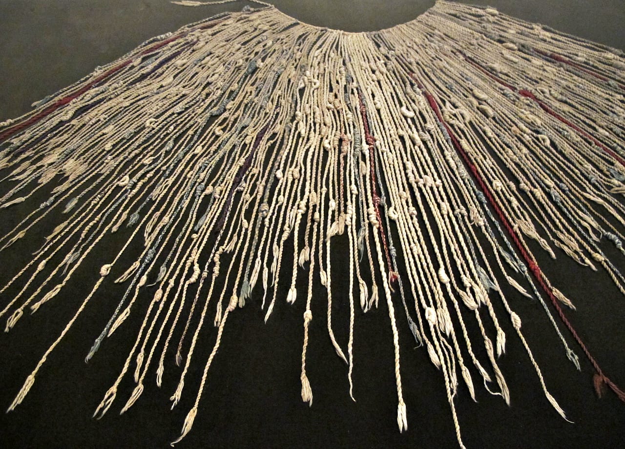 Inca Khipu on view at the Los Angeles County Museum of Art (LACMA) (photo by Lynn Dombrowski/Flickr)