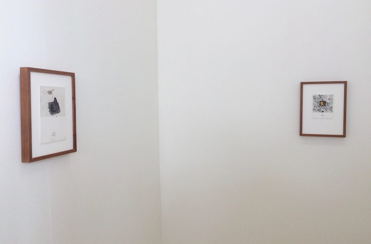 Installation view of works by José Antonio Suárez Londoño in Lulu's booth at the 2016 Material Art Fair