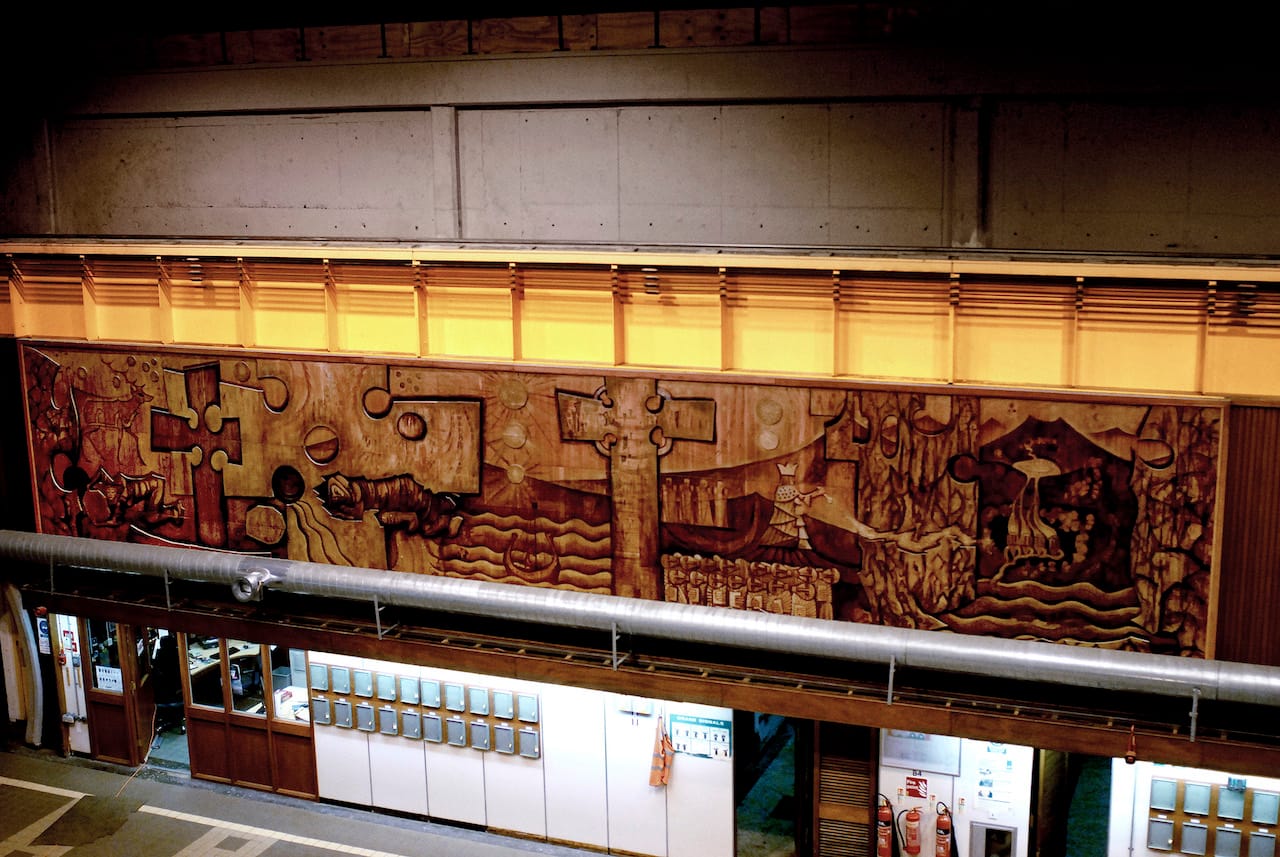 Cruachan Power Station mural (photo by Martin Clark)
