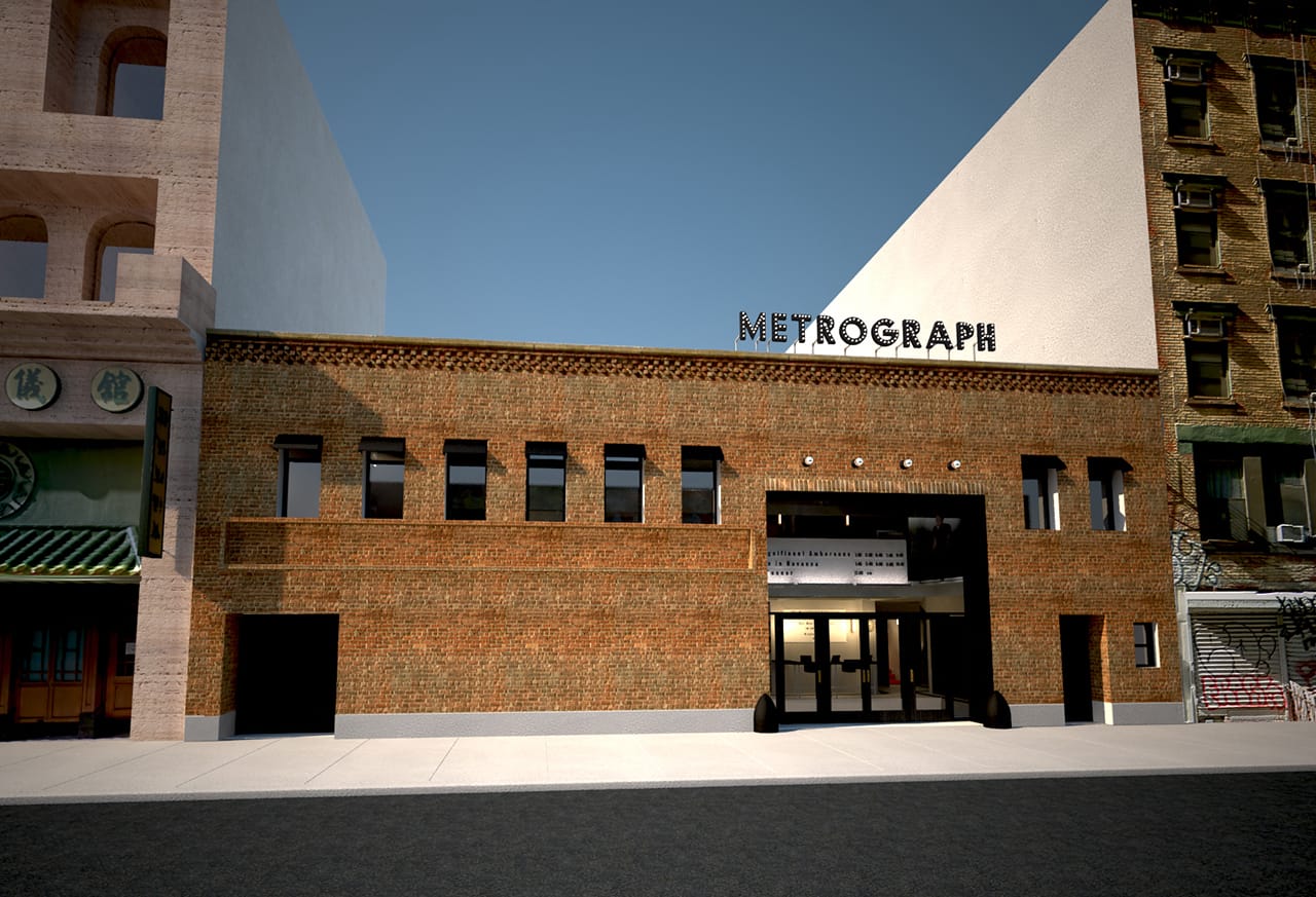 The façade of Metrograph (all images courtesy Metrograph LLC)