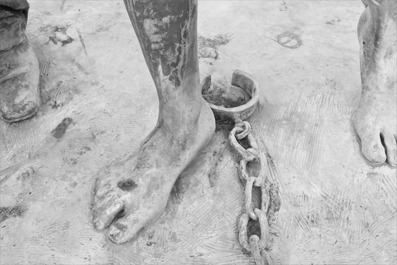 Abonnenc, "Forever Weak and Ungrateful (11)" (2015), heliogravure, wooden frame, glass, 13 x 20 inches