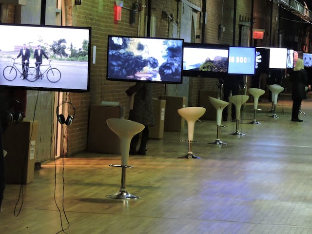 The Moving Image fair (photo by Daniel Larkin/Hyperallergic)