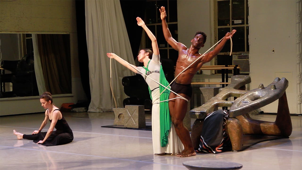 Rehearsal of 'Night Journey' by the Martha Graham Dance Company (photo by Brigid Pierce)