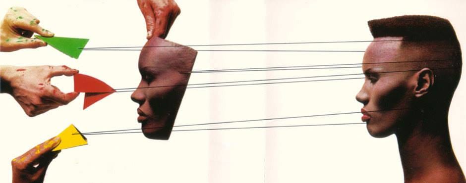 Jean-Paul Goude, "A One Man Show" (1982) (via facebook)