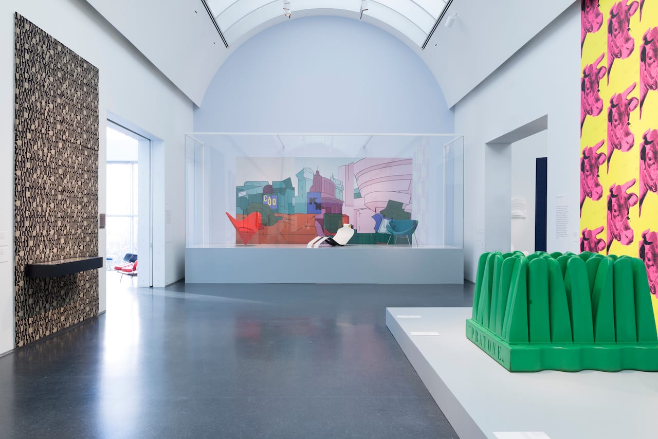 Installation view of 'Pop Art Design' at the MCA Chicago (photo by Nathan Keay, © MCA Chicago)