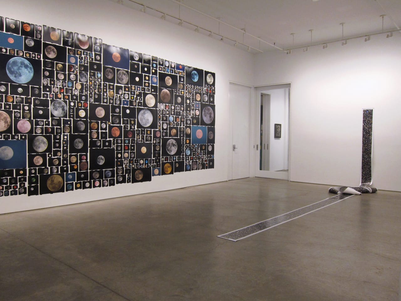 Installation view of 'Penelope Umbrico: Silvery Light' at Bruce Silverstein