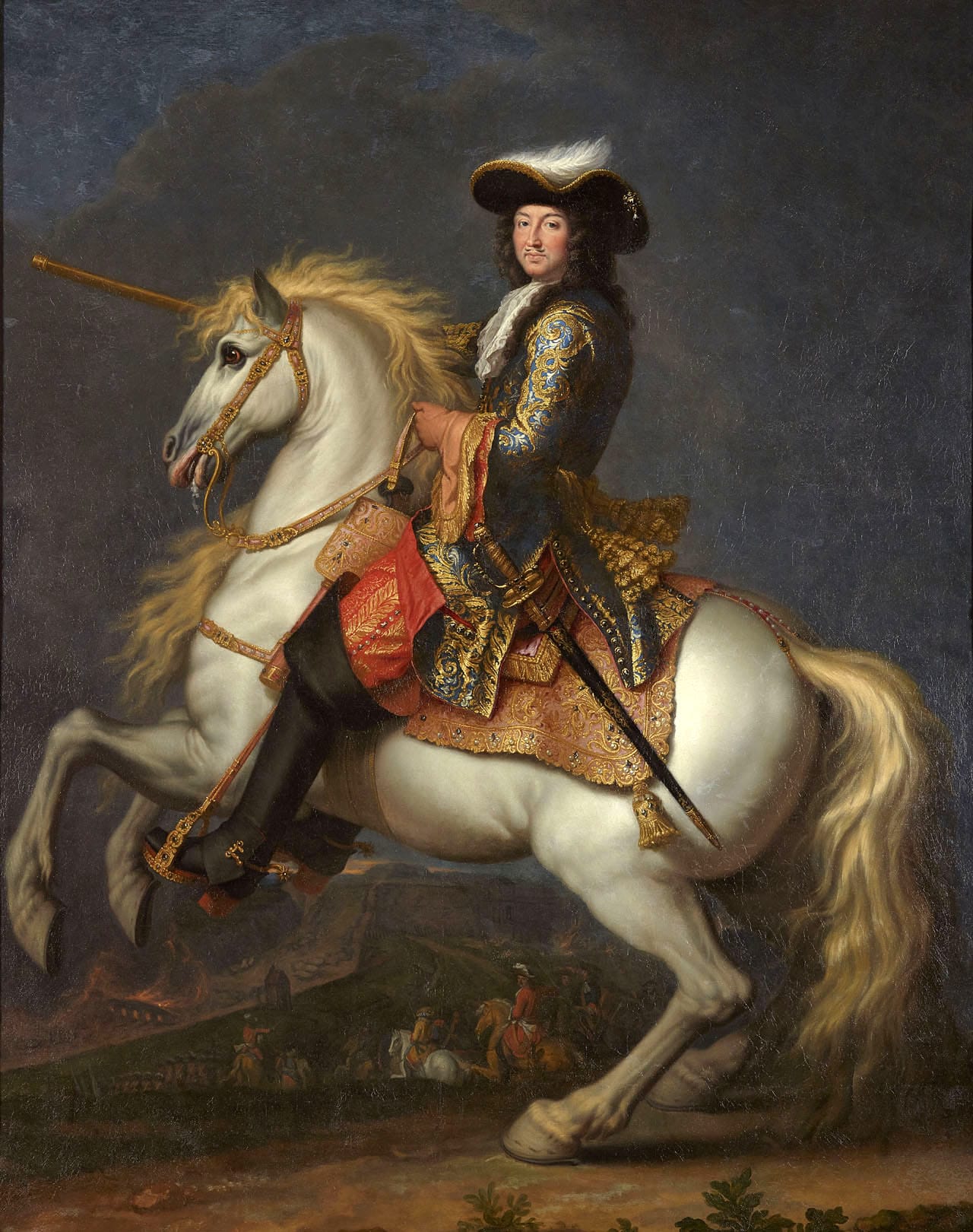 René-Antoine Houasse, "Equestrian Portrait of Louis XIV" (ca. 1675) (Château de Versailles, © Chateau de Versailles [dist-RMN-Grand Palais], photo by Christophe Fouin)