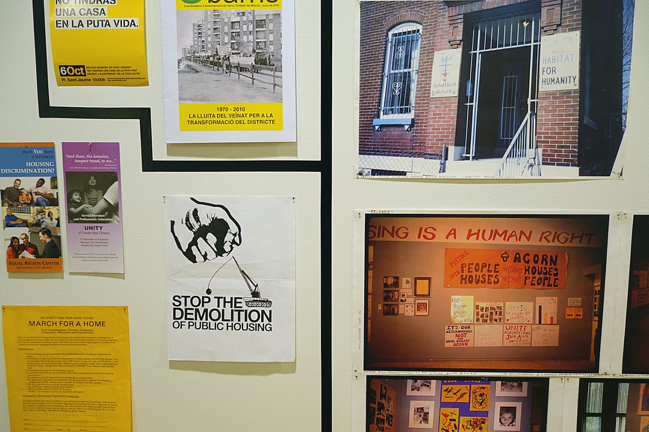 Detail of Martha Rosler's 'Home Front' at the New Foundation Seattle (click to enlarge)