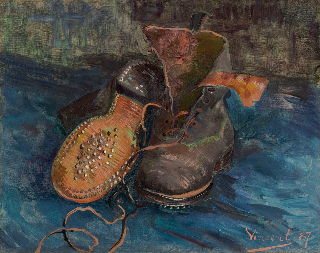 Vincent van Gogh, "A Pair of Boots" (1887), the Baltimore Museum of Art, the Cone Collection, formed by Dr. Claribel Cone and Miss Etta Cone of Baltimore, Maryland, BMA, 1950.302 (photo by Mitro Hood)