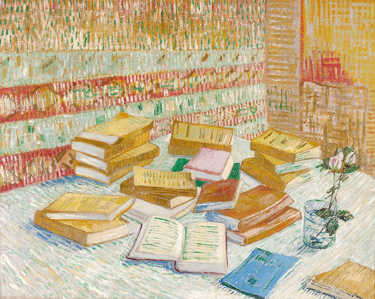 Vincent van Gogh, "Parisian Novels" (1887), private collection (click to enlarge)