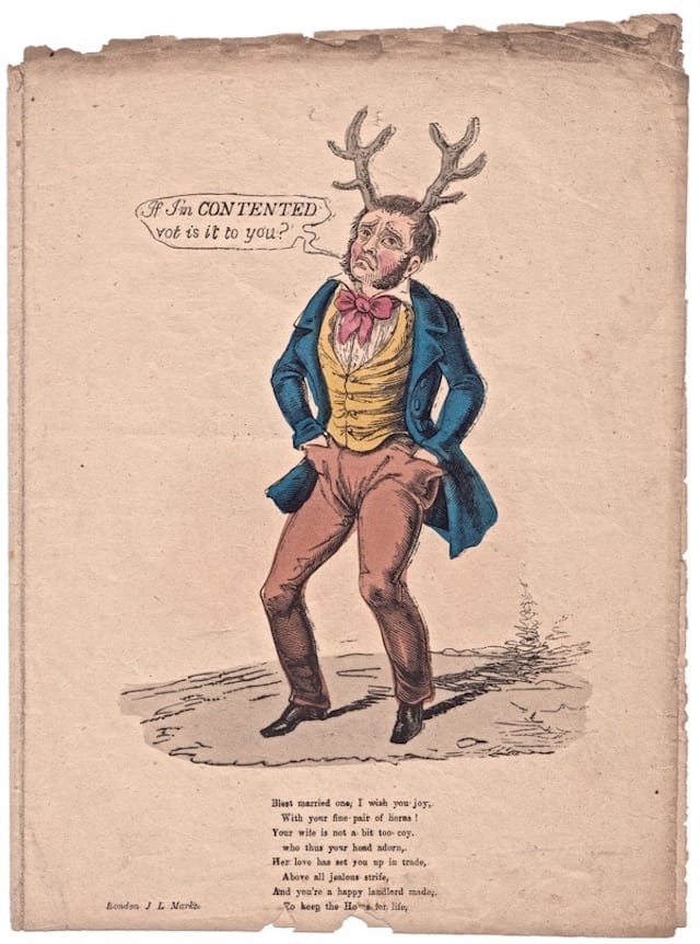 A 19th-century vinegar valentine (collection of Mike Henbrey, via Spitalfields Life/Bishopsgate Institute)