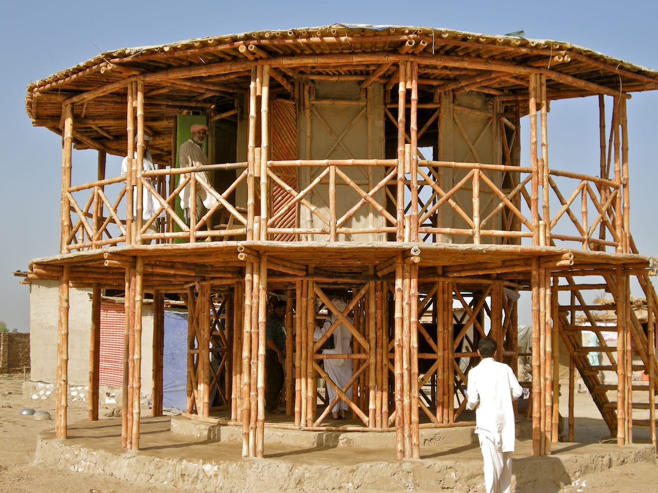 Women's Centre, Darya Khan, Pakistan, designed by Yasmeen Lari (c) Heritage Foundation of Pakistan