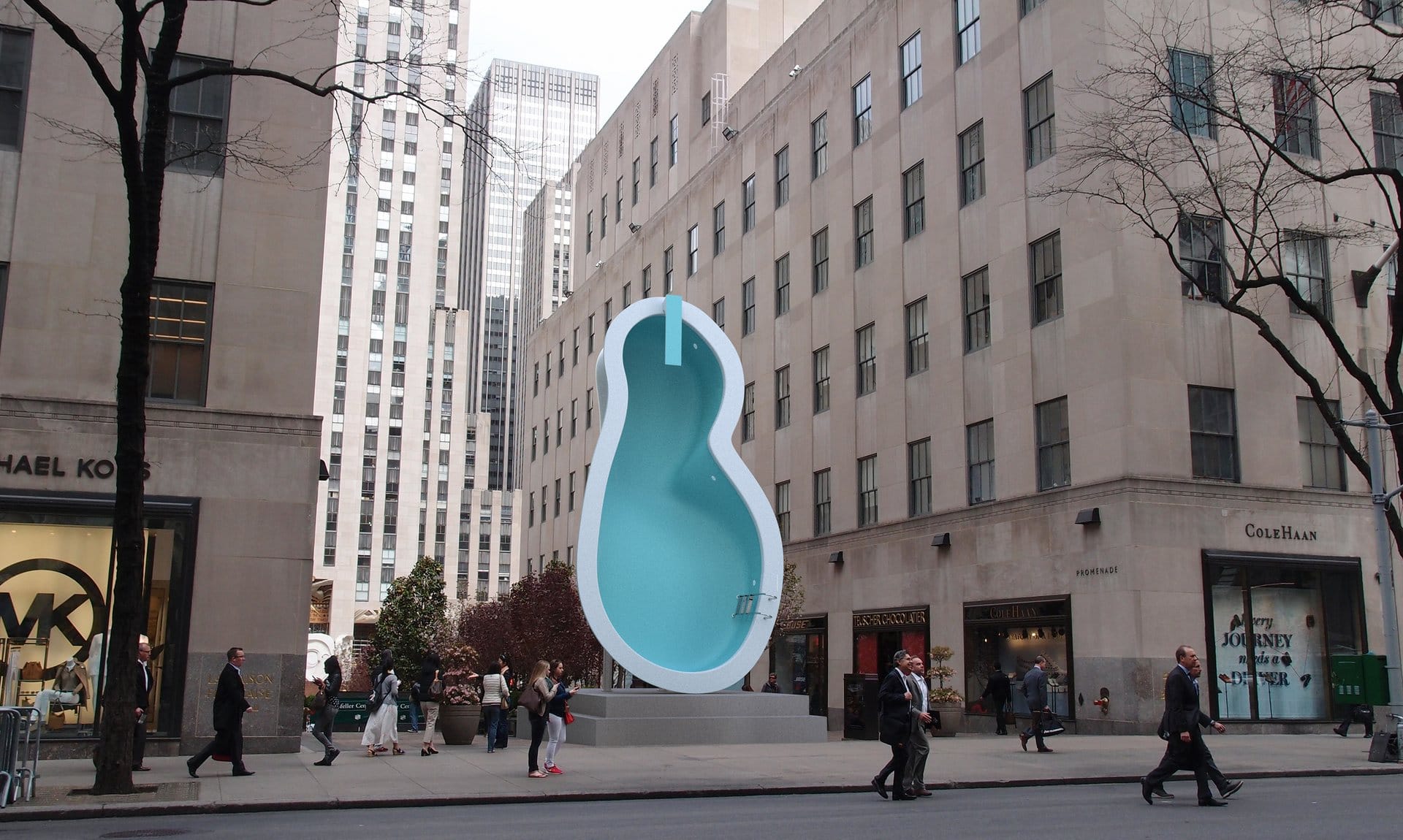 Elmgreen and Dragset’s rendering of "Van Gogh’s Ear," 2016 (Photo: Courtesy the artists and Public Art Fund, NY)