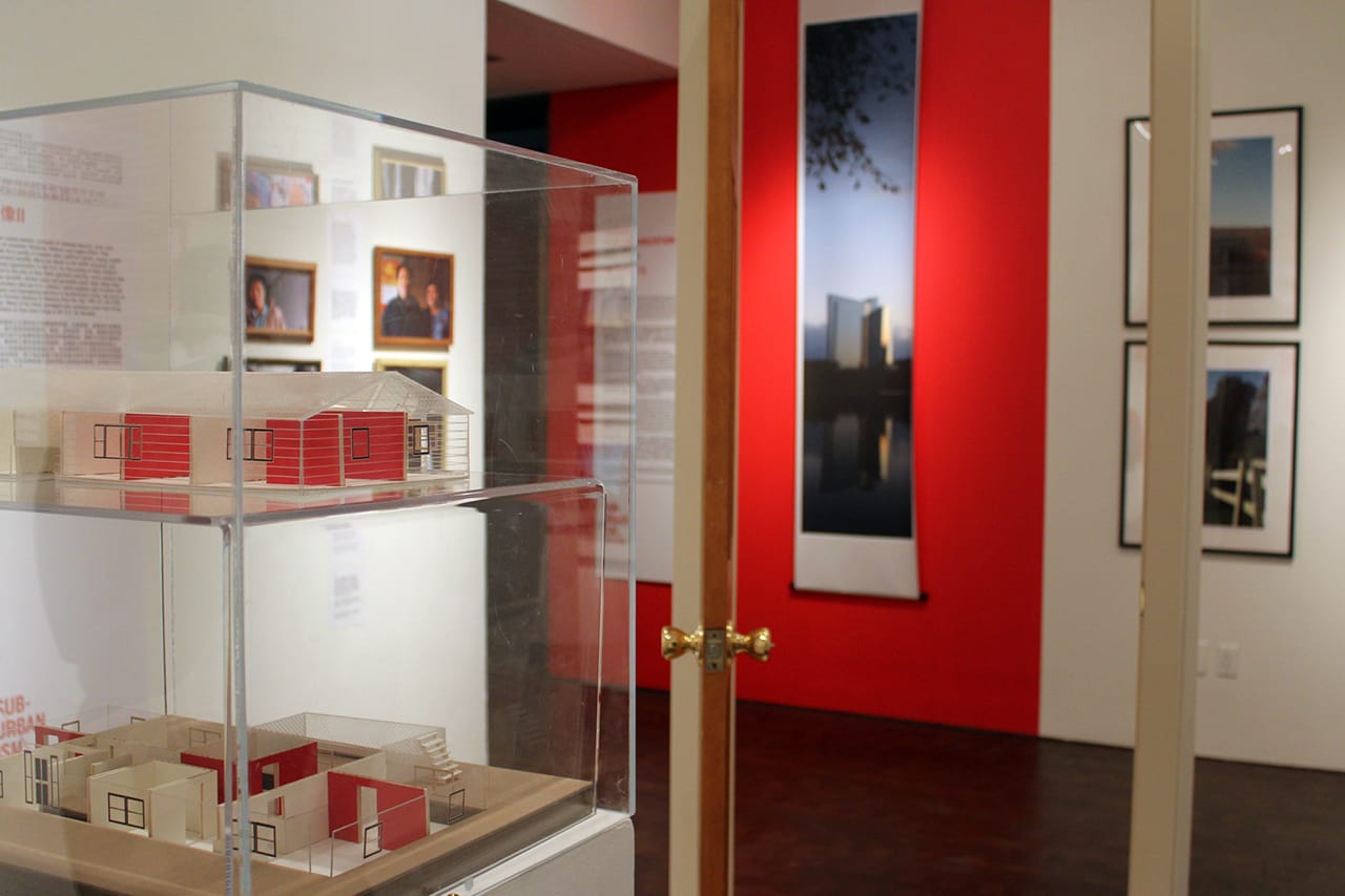 Installation view, 'SubUrbanisms' at the Museum of Chinese in America (photo by the author for Hyperallergic) (click to enlarge)