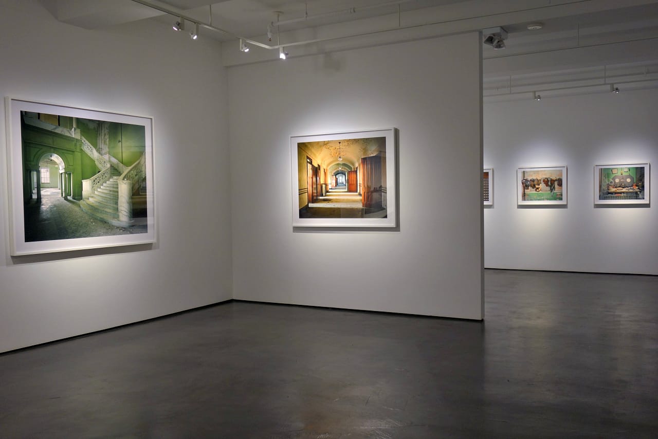 Installation view of 'Asylum' at Benrubi Gallery (photo by the author for Hyperallergic)