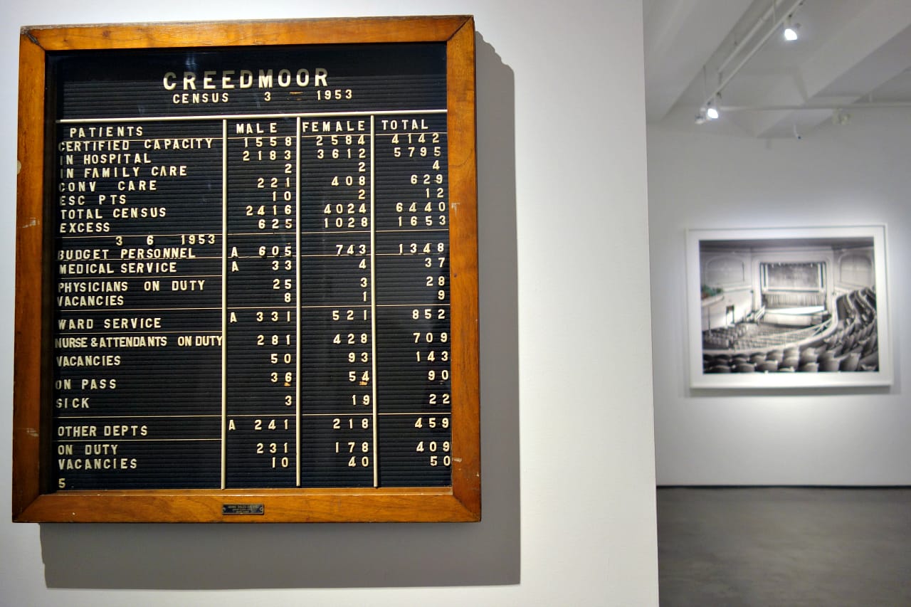 Installation view of 'Asylum' at Benrubi Gallery (photo by the author for Hyperallergic)