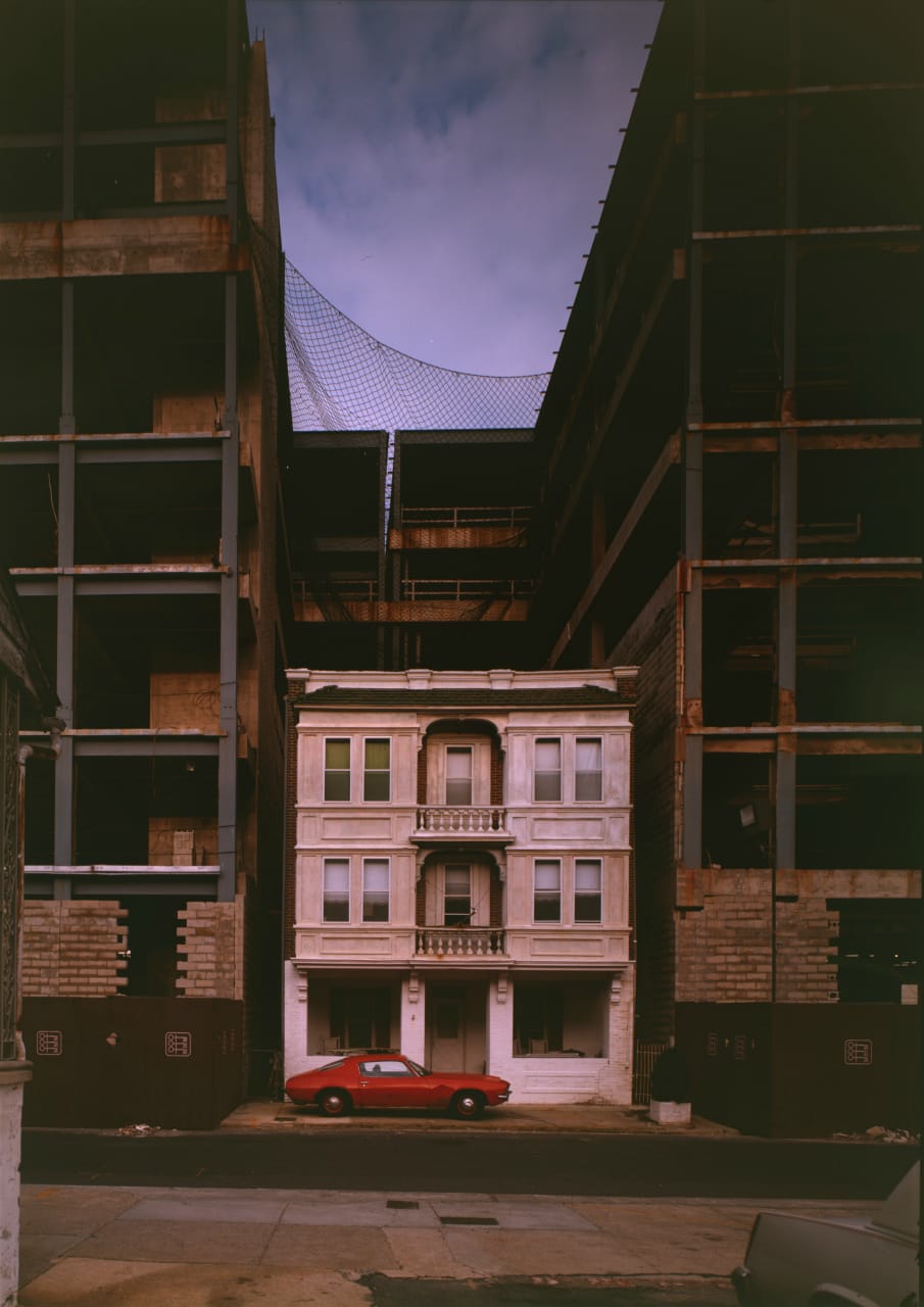 Vera Coking's Atlantic City, New Jersey, home, which Donald Trump attempted to acquire through eminent domain to build limousine parking for his casino (phot by Jack Boucher/Historic American Buildings Survey)
