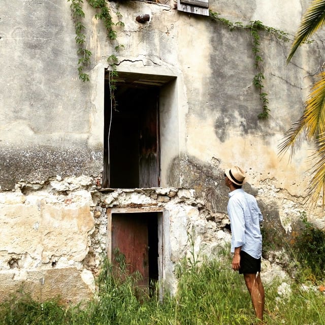 Thomas Chatterton Williams visiting James Baldwin's house in Saint-Paul de Vence in 2015 (photo courtesy Thomas Chatterton Williams)