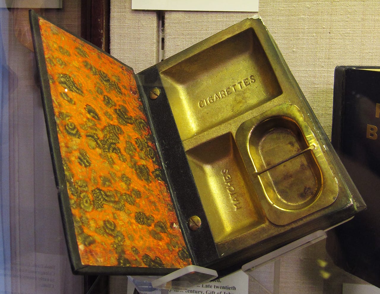 Philip V. Spinner & Company, "Smoke and Ashes [by] Flame" (1927), a smoking set