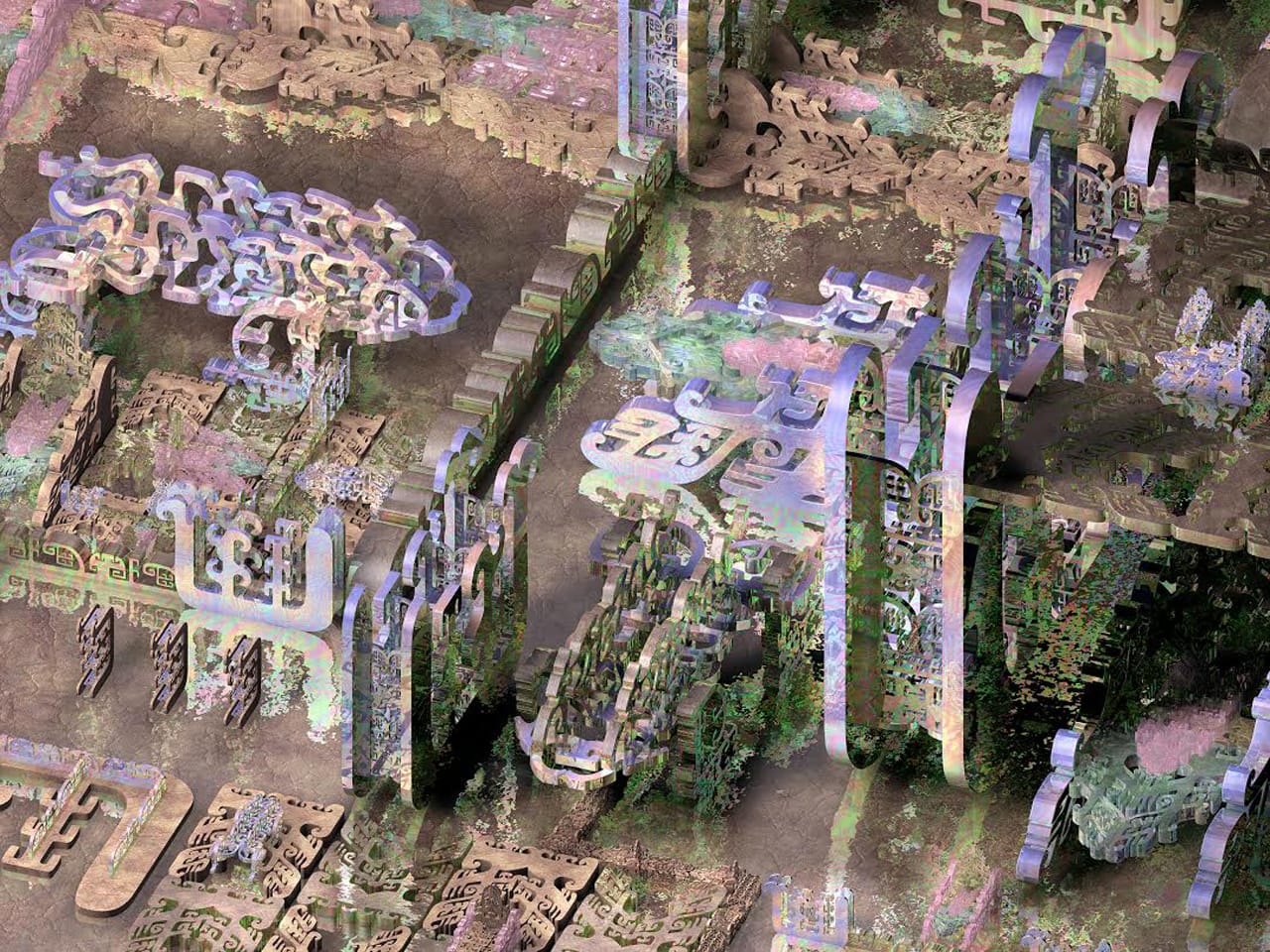 Brenna Murphy "Opal Resonancy Valley" (2014) (image courtesy of American Medium, Brooklyn)